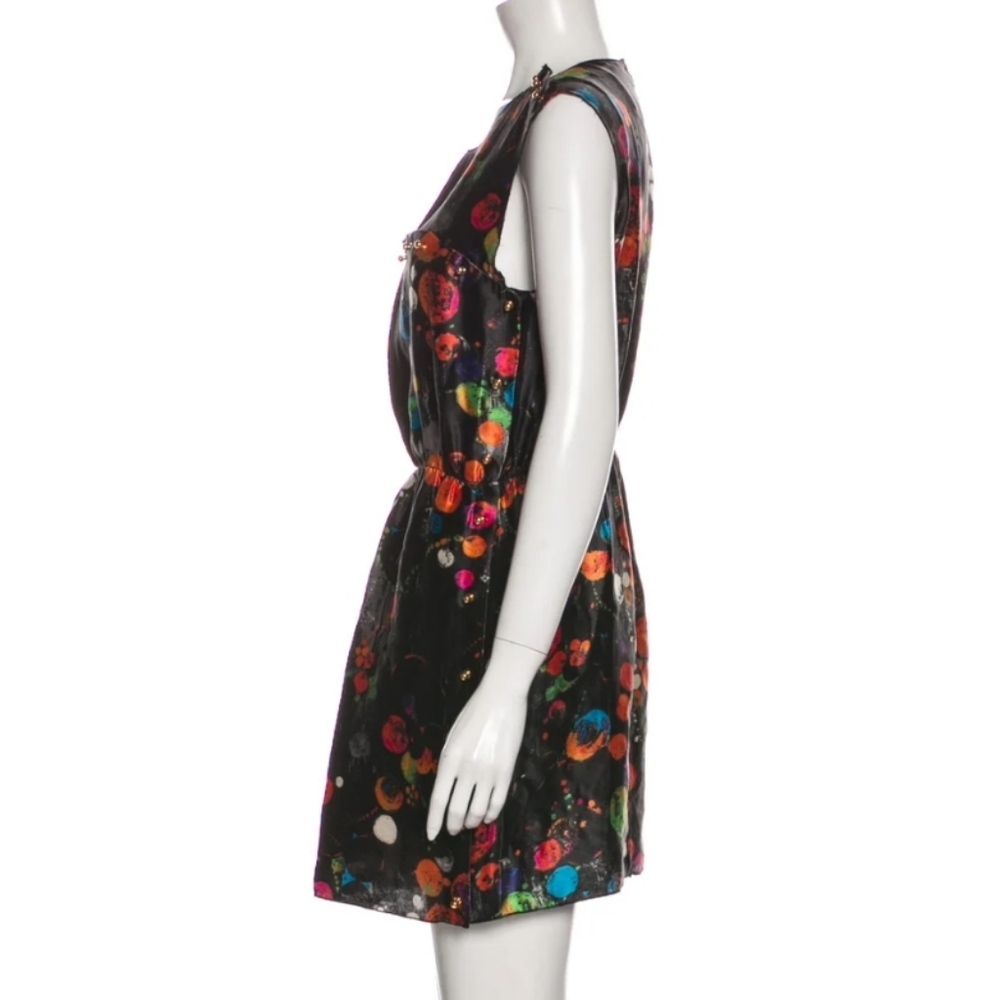 Colorful Patterned Women's Dress - Picture 4 of 5